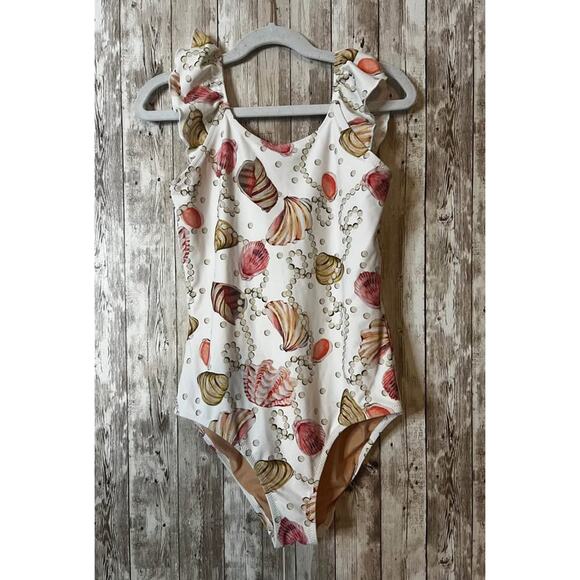 🌊 Crewcuts Girls One-Piece Swimsuit – Size 12 🌊 - Picture 1 of 3